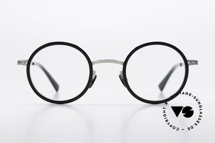 Mykita Eetu Eyeglasses Shiny Silver Ash, LITE collection with additional acetate rings / inlays, Made for Men and Women