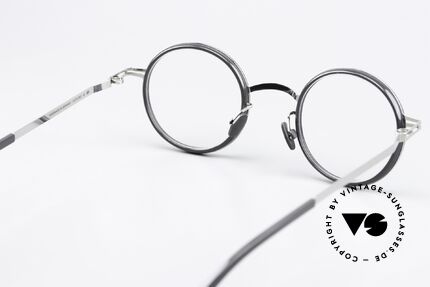 Mykita Eetu Eyeglasses Shiny Silver Ash, frame can be glazed with prescriptions or sun lenses, Made for Men and Women