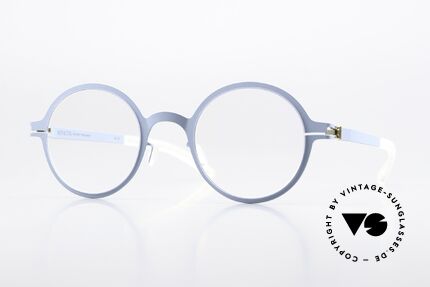Mykita Thelonius Round Specs In Sky Blue Details