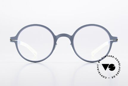Mykita Thelonius Round Specs In Sky Blue, round frame; Decades collection (for women & men), Made for Men and Women