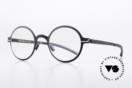 Mykita Thelonius Round Specs Classic Black, color code 002 black, timeless unisex eyeglass-frame, Made for Men and Women