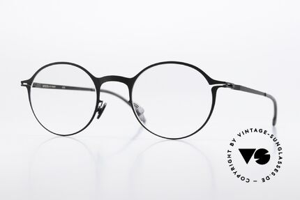 Mykita Pontus Glasses Black Round Unisex Details