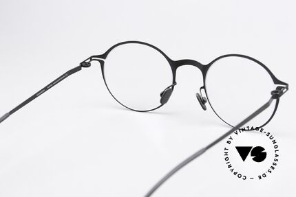 Mykita Pontus Glasses Black Round Unisex, flexible frame can be glazed as desired (optical / sun), Made for Men and Women