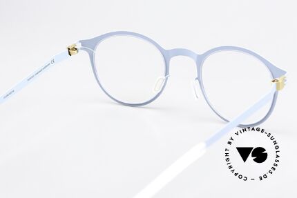 Mykita Benny Panto Specs In Sky Blue, the DEMO lenses should be replaced with prescriptions, Made for Men and Women