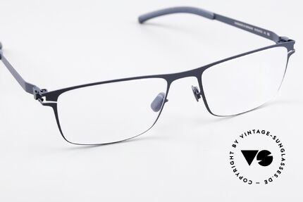Mykita Garth Square Men's Frame Navy Blue, unworn model with full original packaging by MYKITA, Made for Men