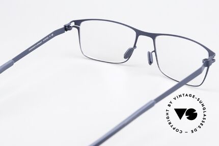 Mykita Garth Square Men's Frame Navy Blue, the frame can be glazed optionally (optical / sun lenses), Made for Men