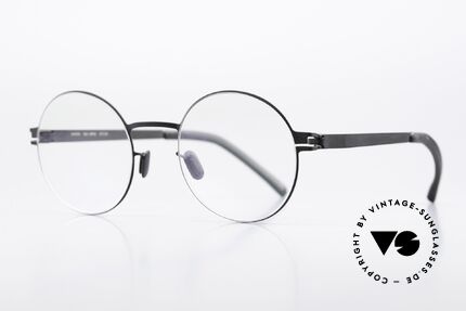 Mykita Apple Glasses Round Black Classic, col 002 "Black" = timeless eyewear for ladies & gents, Made for Men and Women