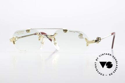 Machiavelli 17-301 Philosopher's Specs Rimless Details