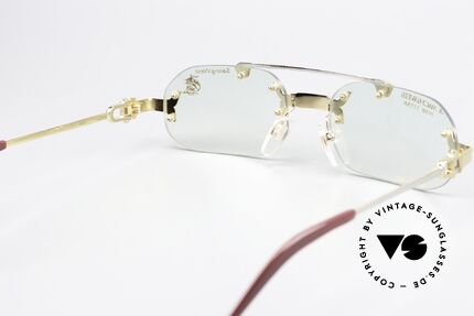 Machiavelli 17-301 Philosopher's Specs Rimless, unworn 80's single item with orig. Machiavelli case, Made for Men