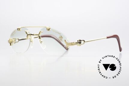Machiavelli 15-303 Eccentric Opulent Glasses, a really eccentric & opulent frame from the 1980's, Made for Men