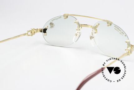 Machiavelli 15-303 Eccentric Opulent Glasses, unworn 80's single item with orig. Machiavelli case, Made for Men
