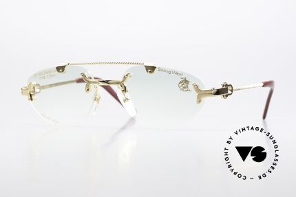 Machiavelli 16-303 Eye-Catching Vintage Glasses Details
