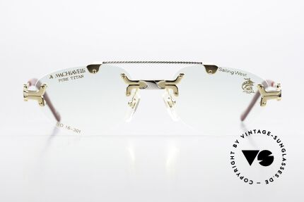 Machiavelli 16-301 Magnificent Vintage Glasses, collection named after the Italian PHILOSOPHER, Made for Men and Women
