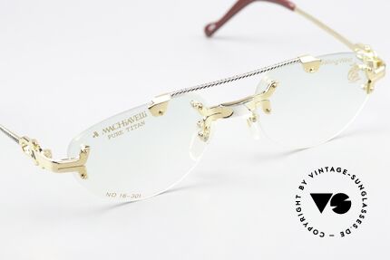 Machiavelli 16-301 Magnificent Vintage Glasses, can be worn as a fashion accessory (even at night), Made for Men and Women
