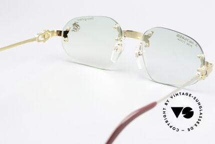 Machiavelli 14-300 Stately Glasses 80's Rimless, unworn 80's single item with orig. Machiavelli case, Made for Men and Women