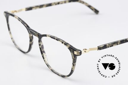 Mykita Aluki Interesting Frame Pattern, acetate frame front with characteristic Mykita temples, Made for Men and Women