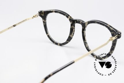 Mykita Elve Panto Glasses Antigua Gold, frame can be glazed with prescriptions and sun lenses, Made for Men and Women