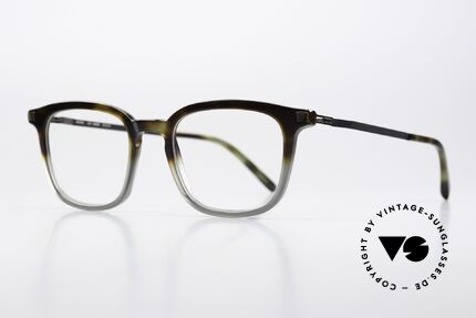 Mykita Hegon Santiago Gradient / Gray, acetate frame front with characteristic Mykita temples, Made for Men and Women