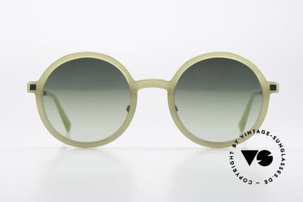Mykita Toclo With Additional Nose Pads, the color code 902 is = 'Cloudy Green/Shiny Graphite', Made for Men and Women