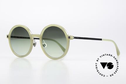 Mykita Toclo With Additional Nose Pads, with green-gradient sun lenses for 100% UV protection, Made for Men and Women