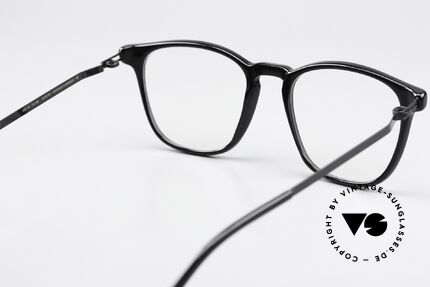 Mykita Brandur Classic Black Glasses Unisex, frame can be glazed with prescriptions or sun lenses, Made for Men and Women
