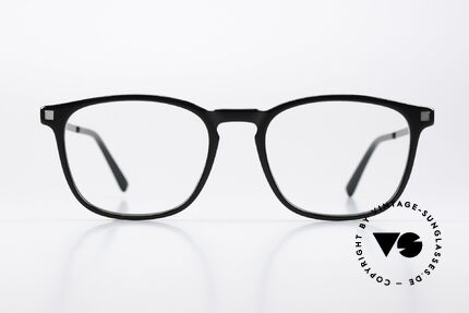 Mykita Haldur Timeless Black Eyewear, classic eyewear of the LITE collection (women & men), Made for Men and Women