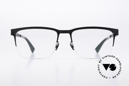 Mykita Wilko Striking Frame Silver Black, men's specs, NO1 collection made from 2014 to 2015, Made for Men