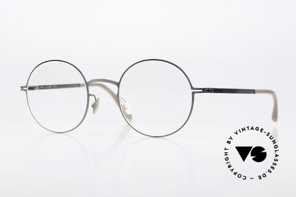 Mykita Quenby Round Frame Shiny Graphite Details