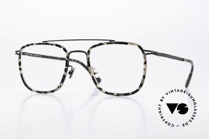 Mykita Hanno Square Frame Black Antigua Details
