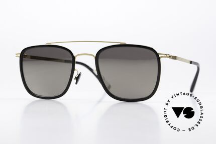 Mykita Hanno Square Sunglasses Mirrored Details