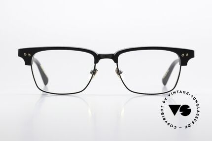 DITA Statesman Three Extra Large Glasses Black, striking men's eyeglass-frame in top-notch quality, Made for Men