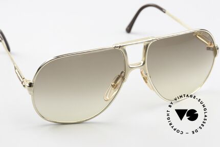 Boeing 5700 Gold-Plated 80's Shades, unworn vintage rarity comes with a case by Persol, Made for Men and Women