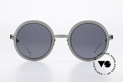 Mykita Studio 6.3 XXL Designer Sunglasses, inspired by the optical illusion art of the 1960's, Made for Women