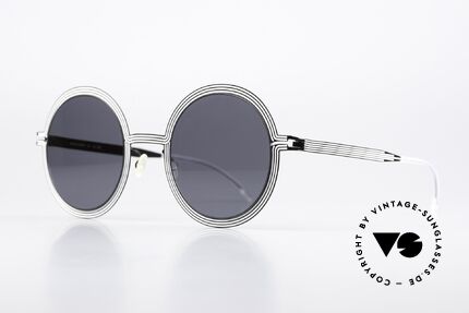 Mykita Studio 6.3 XXL Designer Sunglasses, ultra-fine lines follow the contour of the frame, Made for Women