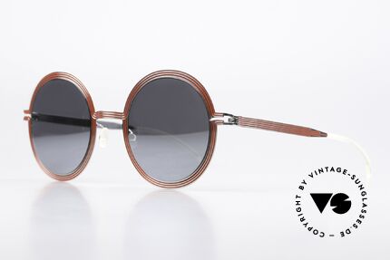 Mykita Studio 6.3 XXL Sunglasses Mirrored, ultra-fine lines follow the contour of the frame, Made for Women