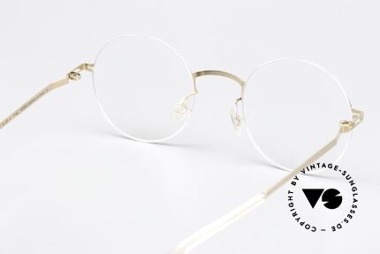Mykita Kayo Silver / Champagne Gold, innovative flexible frame construction: one size fits all, Made for Men and Women