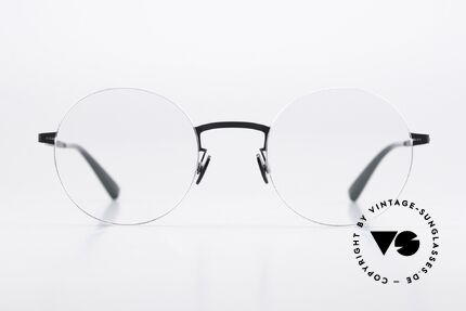 Mykita Kayo Frame Silver / Indigo Blue, round frame from the LESSRIM collection (2017-2019), Made for Men and Women