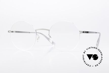 Mykita Kayo Round Frame Timeless Silver Details