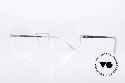 Mykita Kayo Round Frame Timeless Silver, color 051 = Shiny Silver; eyewear for ladies and gents, Made for Men and Women
