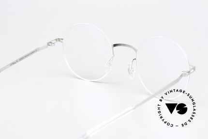 Mykita Kayo Round Frame Timeless Silver, innovative flexible frame construction: one size fits all, Made for Men and Women