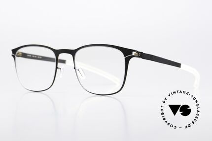 Mykita Kai Metal Frame Black Gold Edges, color 279 = "Black / Gold Edges" for women and men, Made for Men and Women
