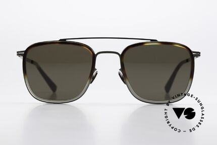 Mykita Hanno Square Panto Sunglasses, LITE collection with additional acetate rings / inlays, Made for Men and Women