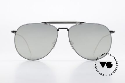 Thom Browne TB015 XL Black Silver Mirrored, TITANIUM frame in XL size 62-15 (145mm width), Made for Men
