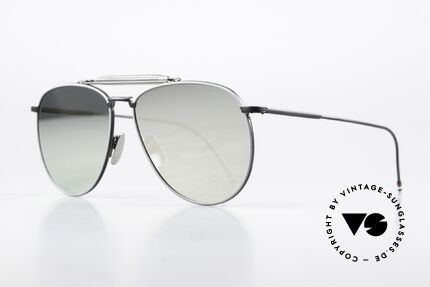Thom Browne TB015 XL Black Silver Mirrored, really stylish & top-notch quality, made in Japan, Made for Men
