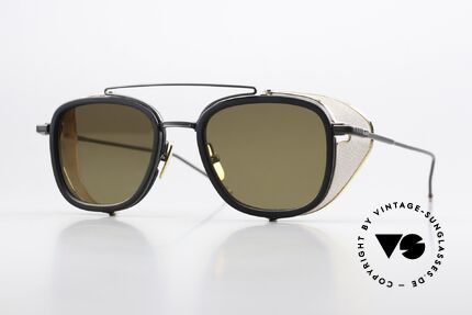 Thom Browne TB808 Light Gold Mirrored Lenses Details