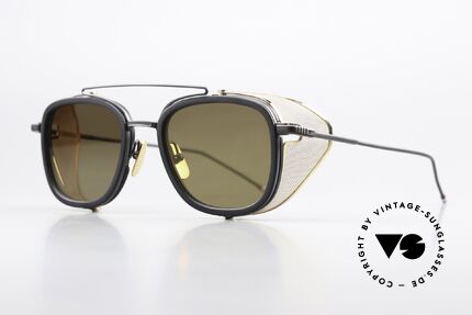 Thom Browne TB808 Light Gold Mirrored Lenses, really stylish & top-notch quality, made in Japan, Made for Men