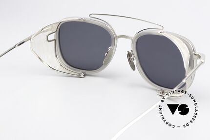 Thom Browne TB808 Light Silver Mirrored Lens, Size: large, Made for Men