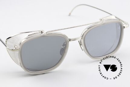Thom Browne TB808 Light Silver Mirrored Lens, unworn single item, with Thom Browne packaging, Made for Men