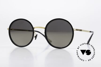 Mykita Meja Light Gold Mirrored Lens Details