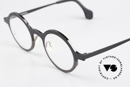 Theo Belgium Mille 51 Round Designer Eyeglasses, unworn; like all our vintage Theo eyewear specs, Made for Men and Women